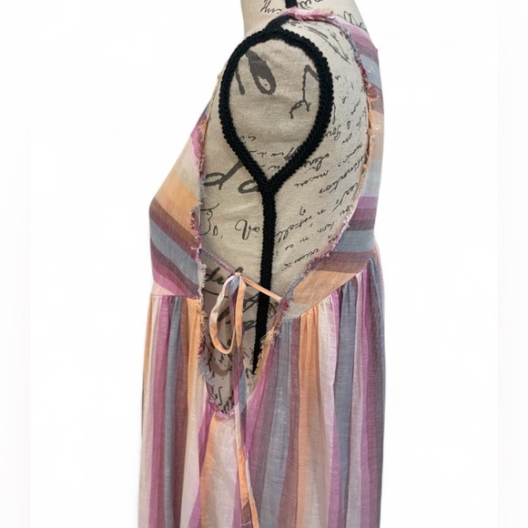 Free People Nora Jumpsuit XS – Wide Leg, Pockets, Lined Shorts BOHO STYLE - Picture 8 of 10